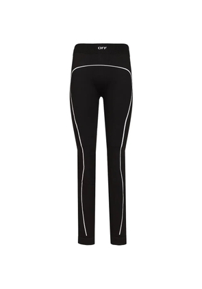 Off-White Off Stamp seamless leggings - Black