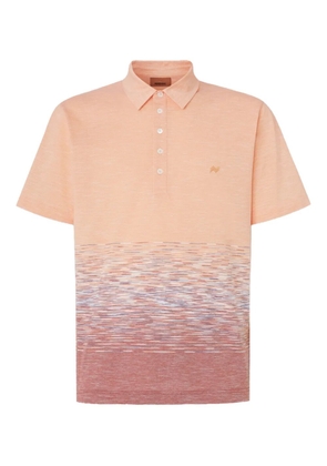Missoni intarsia-knit polo shirt - Orange