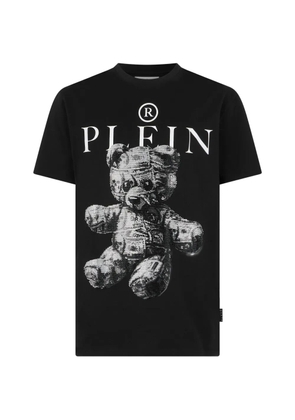 Philipp Plein jersey T-shirt Teddy Dollar stones - Black