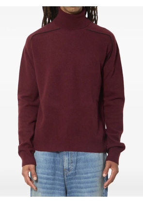 Maison Margiela four-stitches turtleneck sweater - Red