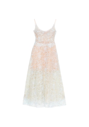 MONTSAND floral-lace midi dress - Green