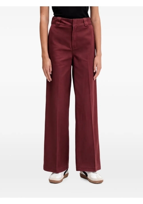 DICKIES logo-patch trousers - Red