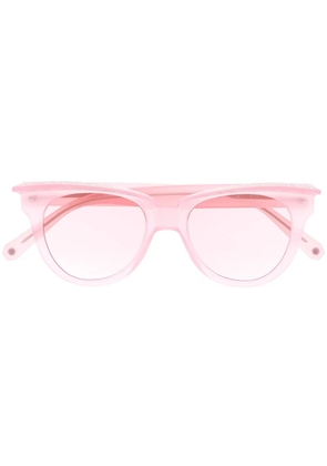 Philipp Plein Eyewear crystal-embellished sunglasses - Pink