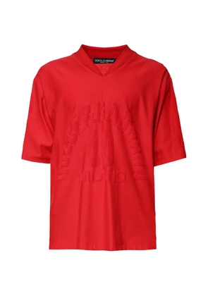 Dolce & Gabbana embroidered V-neck T-shirt