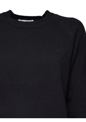 MC2 Saint Barth raglan-sleeve crew-neck sweater - Black