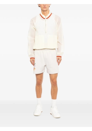 Melt graphic-print shorts - Neutrals
