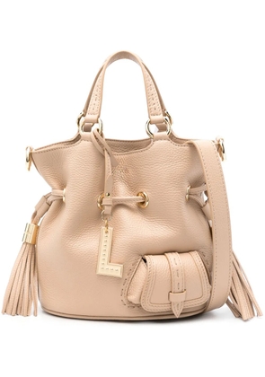 Lancel Premier Flirt leather bucket bag - Neutrals