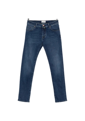Jacob Cohën Nick logo-patch jeans - Blue