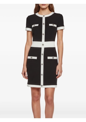 Valentino Garavani Pre-Owned Couture contrast-trim mini dress - Black