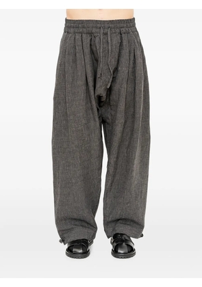 Jan Jan Van Essche triple-pleated loose-fit trousers - Grey