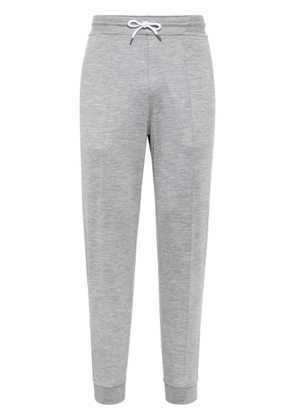 Brunello Cucinelli pressed-crease drawstring trousers - Grey