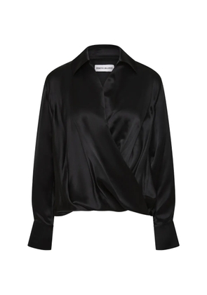 Rebecca Vallance Serene long-sleeve blouse - Black