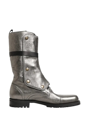 Dolce & Gabbana buckle-fastening combat boots - Grey