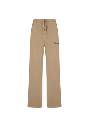 FEAR OF GOD ESSENTIALS Flare logo-patch drawstring track pants - Neutrals