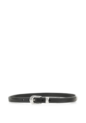 OUR LEGACY buckle-fastening leather belt - Black