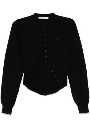 Alexander Wang split-hem top - Black