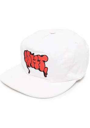 Off-White logo-embroidered cap