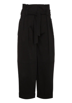 Alberta Ferretti high-waisted belted trousers - Black