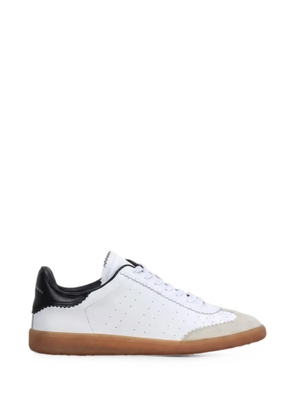 ISABEL MARANT Bryce scalloped-trim sneakers - White