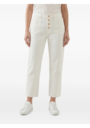 Brunello Cucinelli cropped cotton jeans - Neutrals