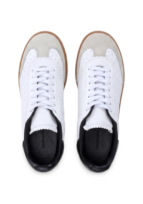ISABEL MARANT Bryce scalloped-trim sneakers - White