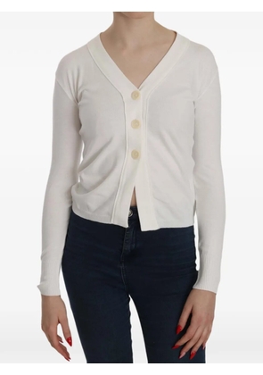 byblos V-neck long-sleeve cardigan - White