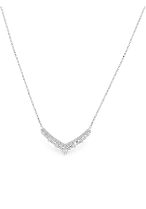 LB Exclusive V-pendant diamond necklace - Silver