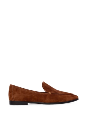 BLACK SUEDE STUDIO Allie suede loafers - Brown