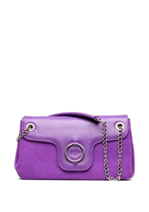 Poche Paris logo-debossed tote bag - Purple