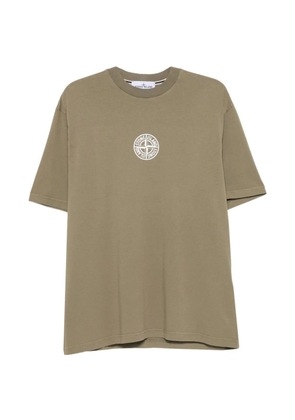Stone Island logo-print short-sleeve T-shirt - Green