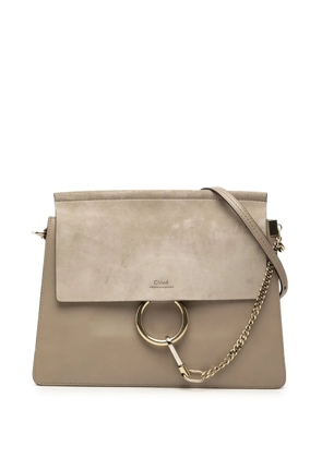 Chloé Pre-Owned 2016 Medium Leather Faye shoulder bag - Grey