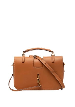 Saint Laurent Pre-Owned 2017 Medium Lambskin Charlotte Messenger Bag satchel - Brown