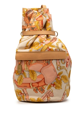 Loewe Pre-Owned 2010-2026 Botanical Printed Canvas backpack - Neutrals