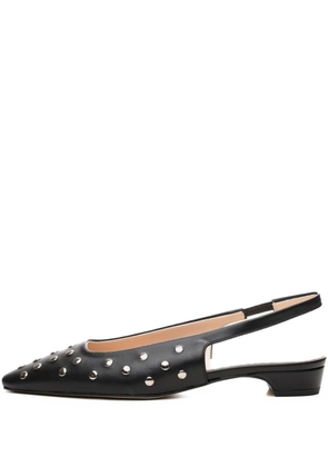 Poche Paris studded slingback pumps - Black