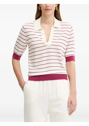 LIU JO striped-knit top - Neutrals