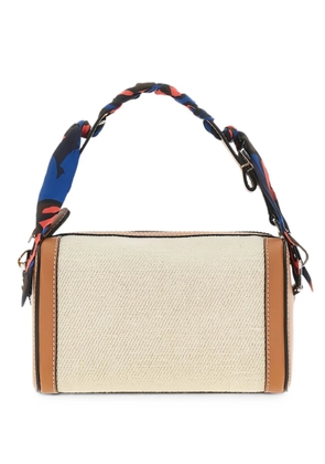 CUBA LAB Cubita Foulard Hibiscus handbag - Neutrals