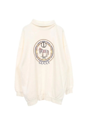 Gucci Pre-Owned 2010s Interlocking G high-neck sweater - Neutrals