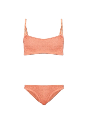Hunza G Phoebe crinkle-effect bikini - Orange