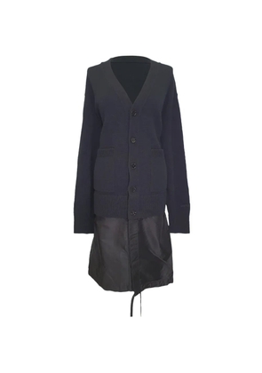 Burberry Pre-Owned Perren contrast-panel cardigan - Black