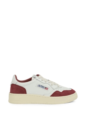 Autry Medalist perforated panelled sneakers - White