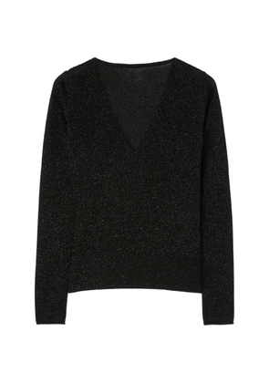 RETORI V-neck blouse - Black