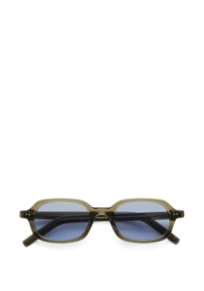 akila Psyche geometric-frame sunglasses - Brown