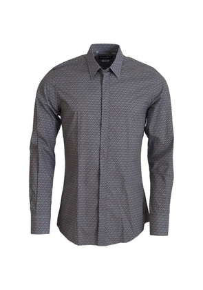Dolce & Gabbana geometric-pattern shirt - Grey