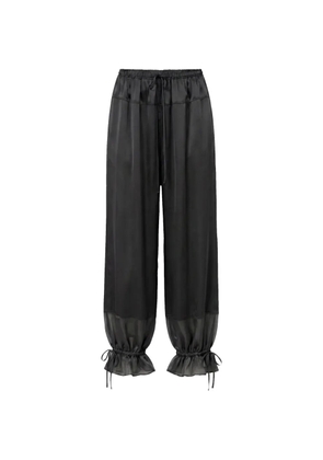 Ulla Johnson Camile silk trousers - Black
