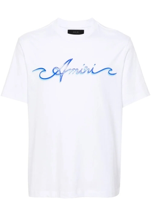 AMIRI logo-print cotton T-shirt - White