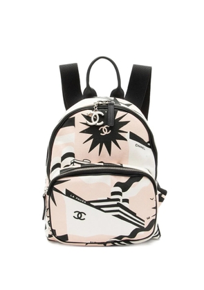 CHANEL Pre-Owned 2019 La Pausa Bay backpack - White