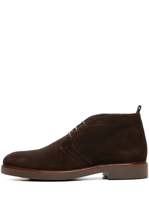 Poche Paris suede desert boots - Brown