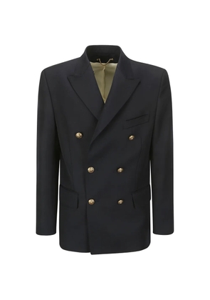 Golden Goose peak-lapels double-breasted blazer - Blue