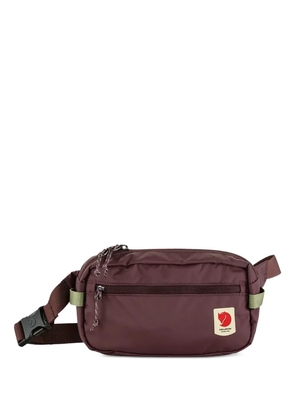 Fjällräven logo-patch zip-fastening belt bag - Red