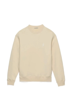 JW Anderson embroidered crew-neck sweatshirt - Neutrals